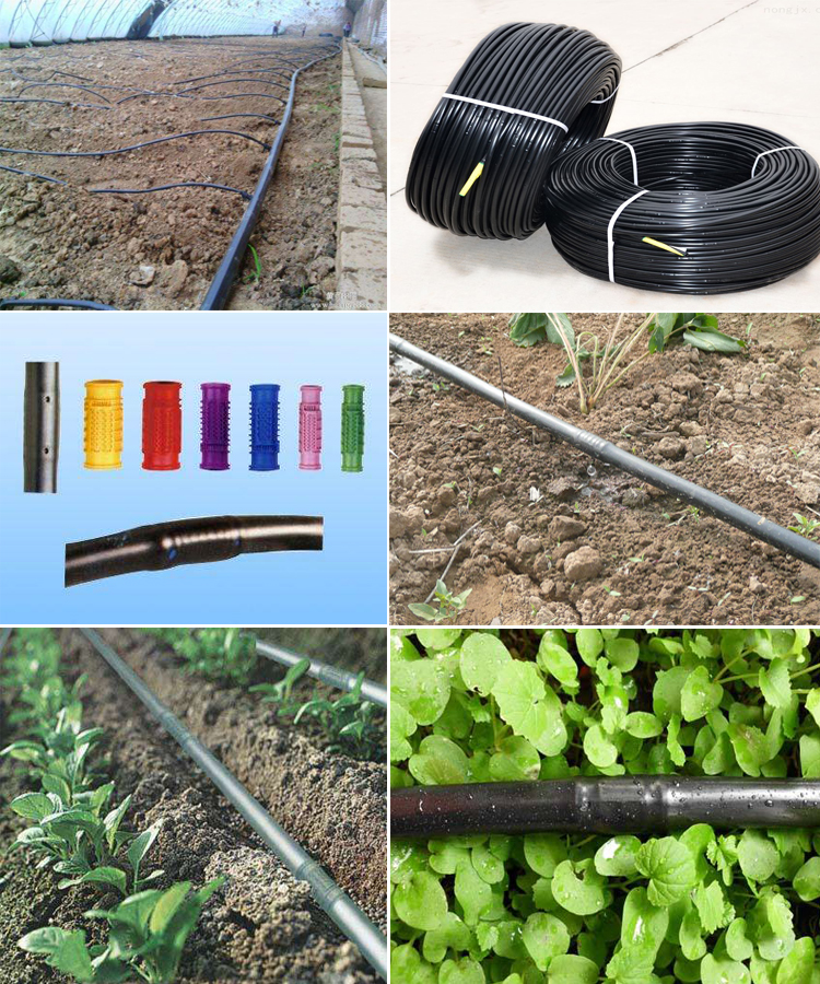 Inlaid Circle Emitter 12mm Pe Pvc Drip Irrigation Tube Plastic Water Hose Extruding Line